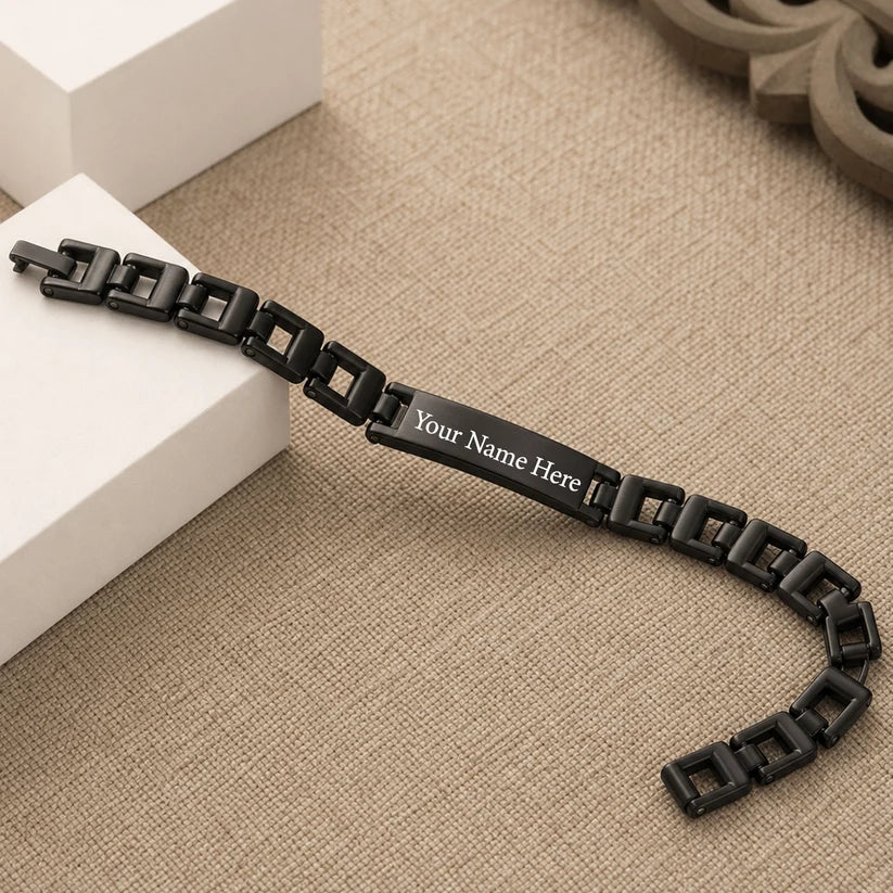 Stainless Steel Customized Rakhi