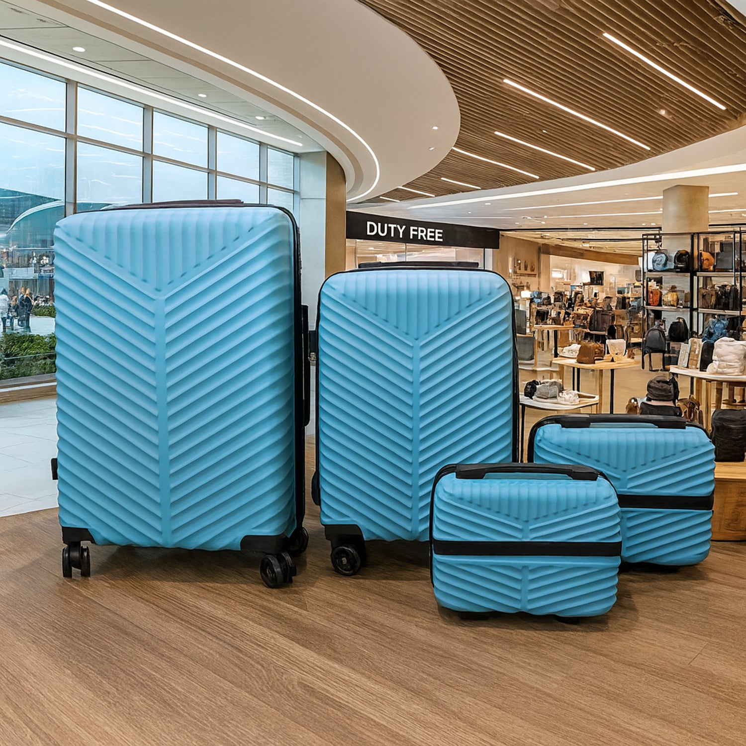 4-in-1 Luggage Set Durable And Stylish Hard Shell Suitcase Set