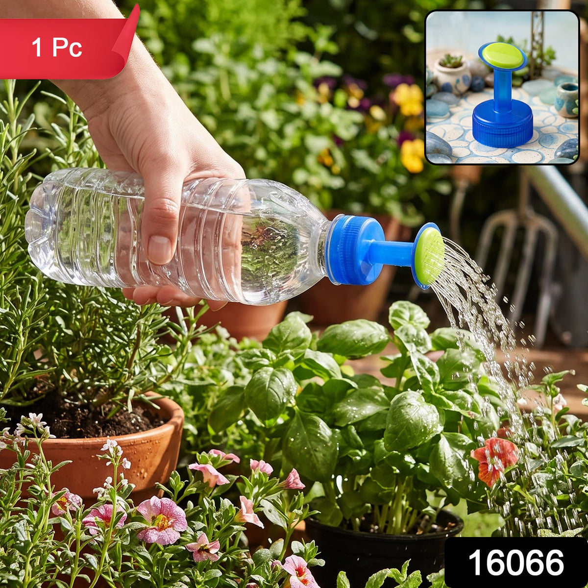 Plastic Sprinkler Water Bottle Cap For Garden Plants And Seedling Care (1 Piece)