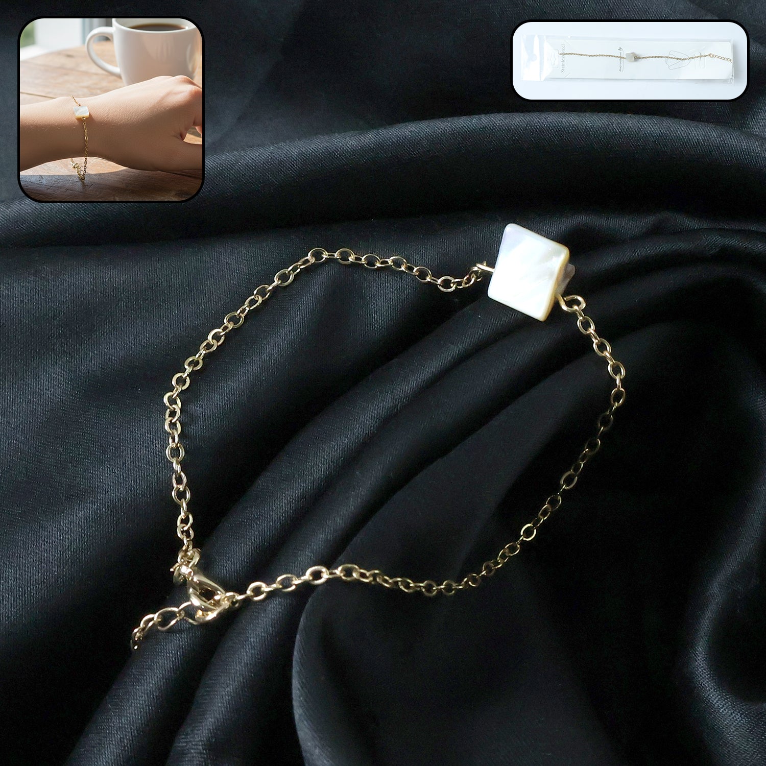 Premium Elegant Adjustable Chain Bracelet (1 Pc Mix Design)