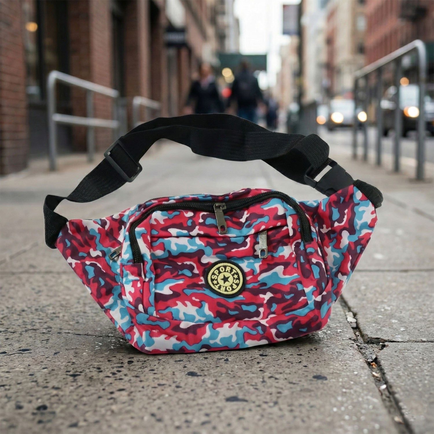Stylish Multi-purpose Waist Bag Cross-body Sling Pouch (1 Pc)