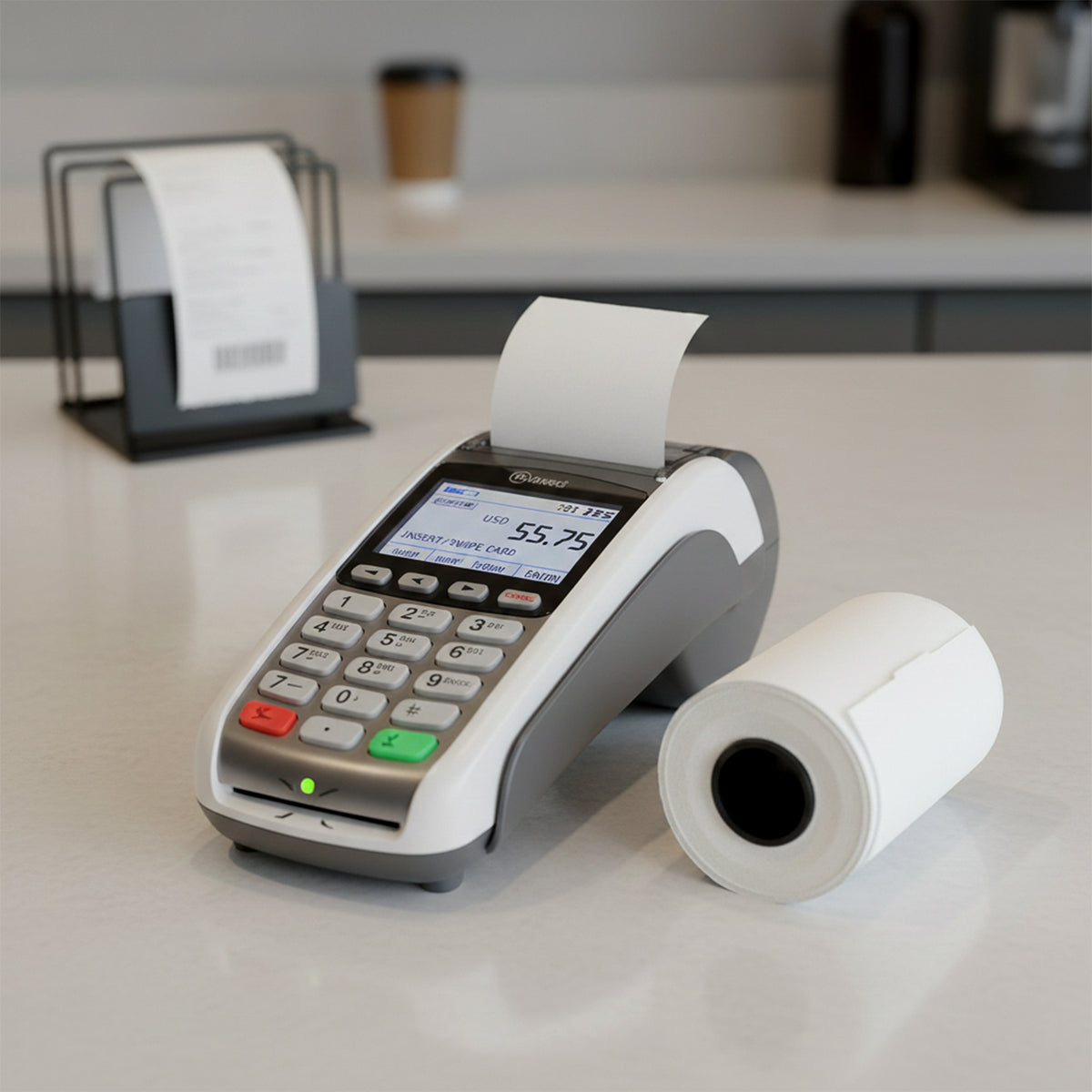 Thermal Label Roll For Barcode Printing (57 X 34 Cm)