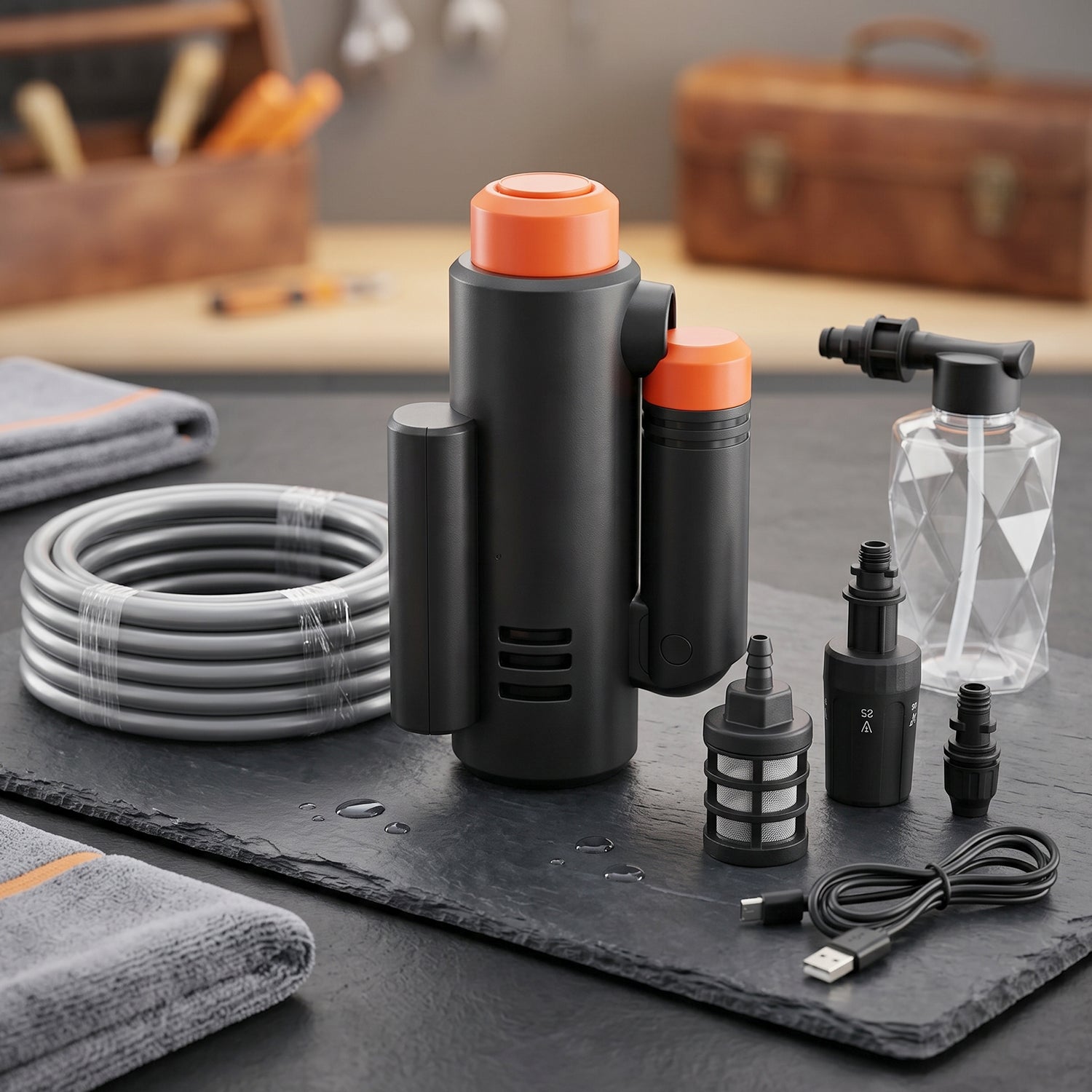 Portable High Pressure Cordless Car Washer Effortless Cleaning