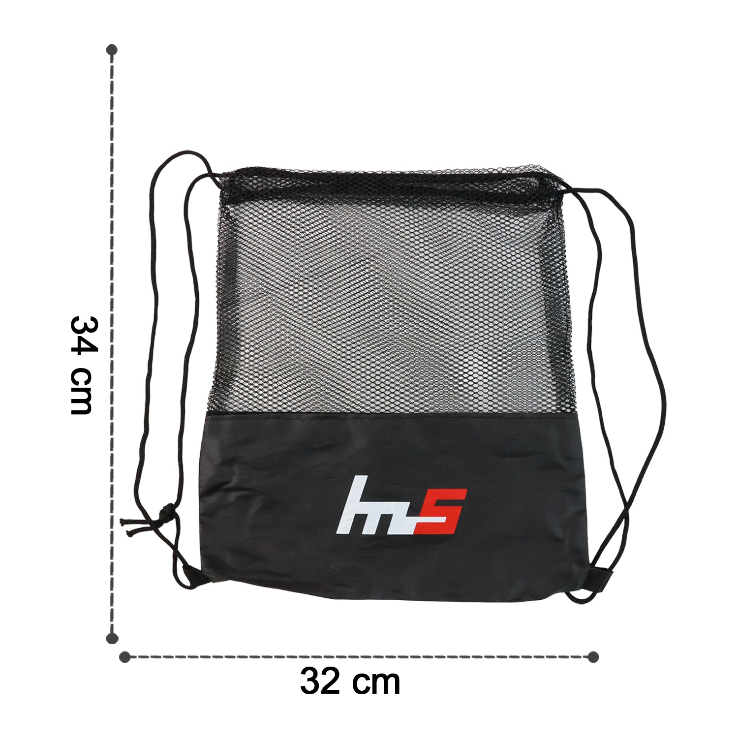 Mesh Drawstring Gym Sack Breathable Sports Backpack (1 Pc)