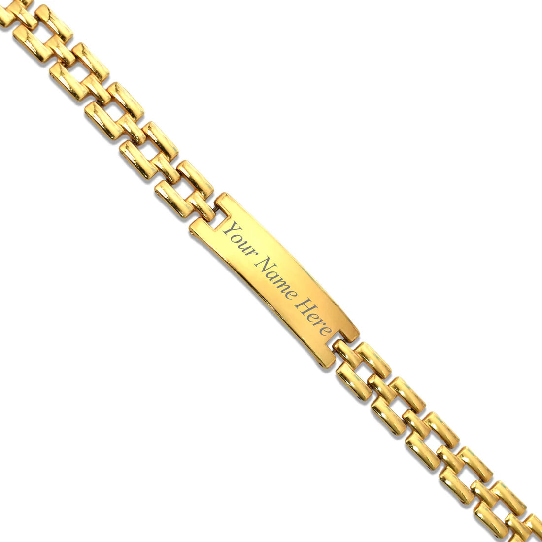 Golden Personalized Rakhi