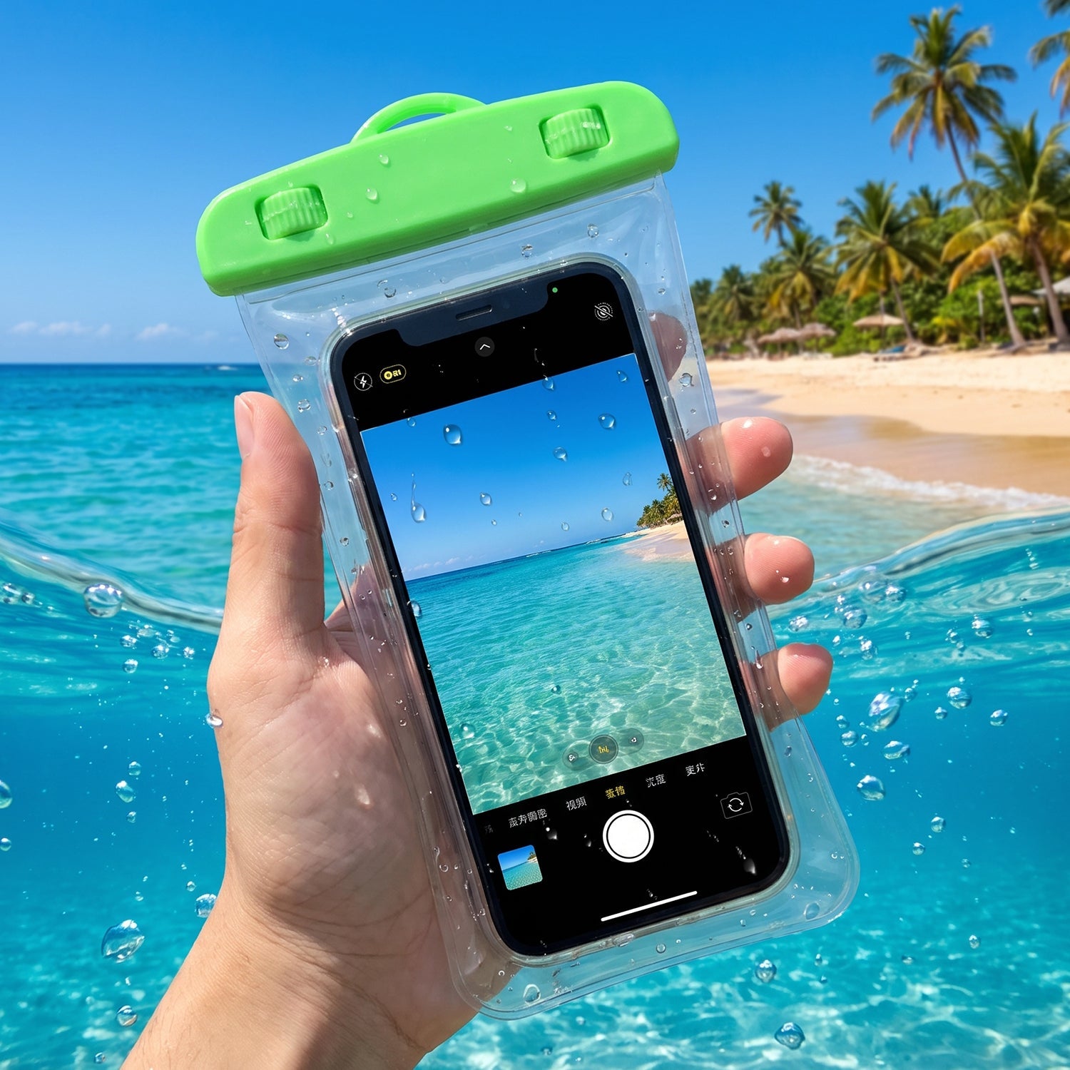 Waterproof Mobile Pouch With Lock Outdoor Phone Cover