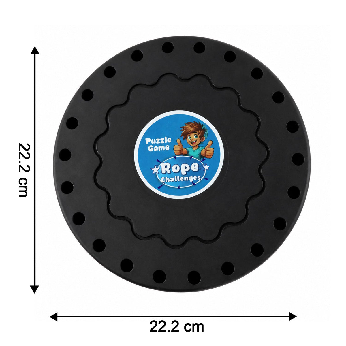 Kids Rope Challenge Puzzle Board Game For Logic Focus And Problem Solving Skills