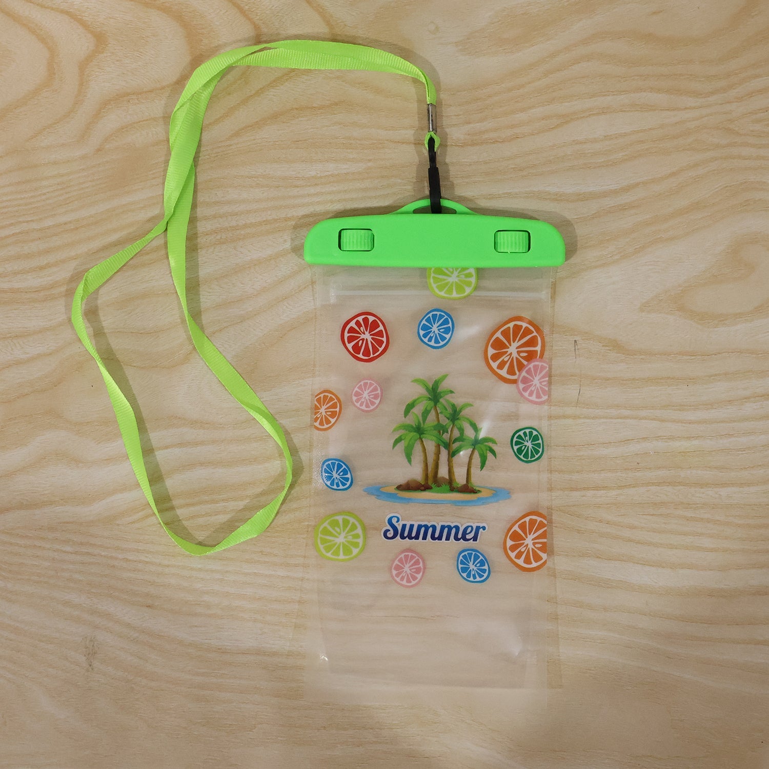 Waterproof Mobile Pouch Transparent Phone Cover With Neck Strap