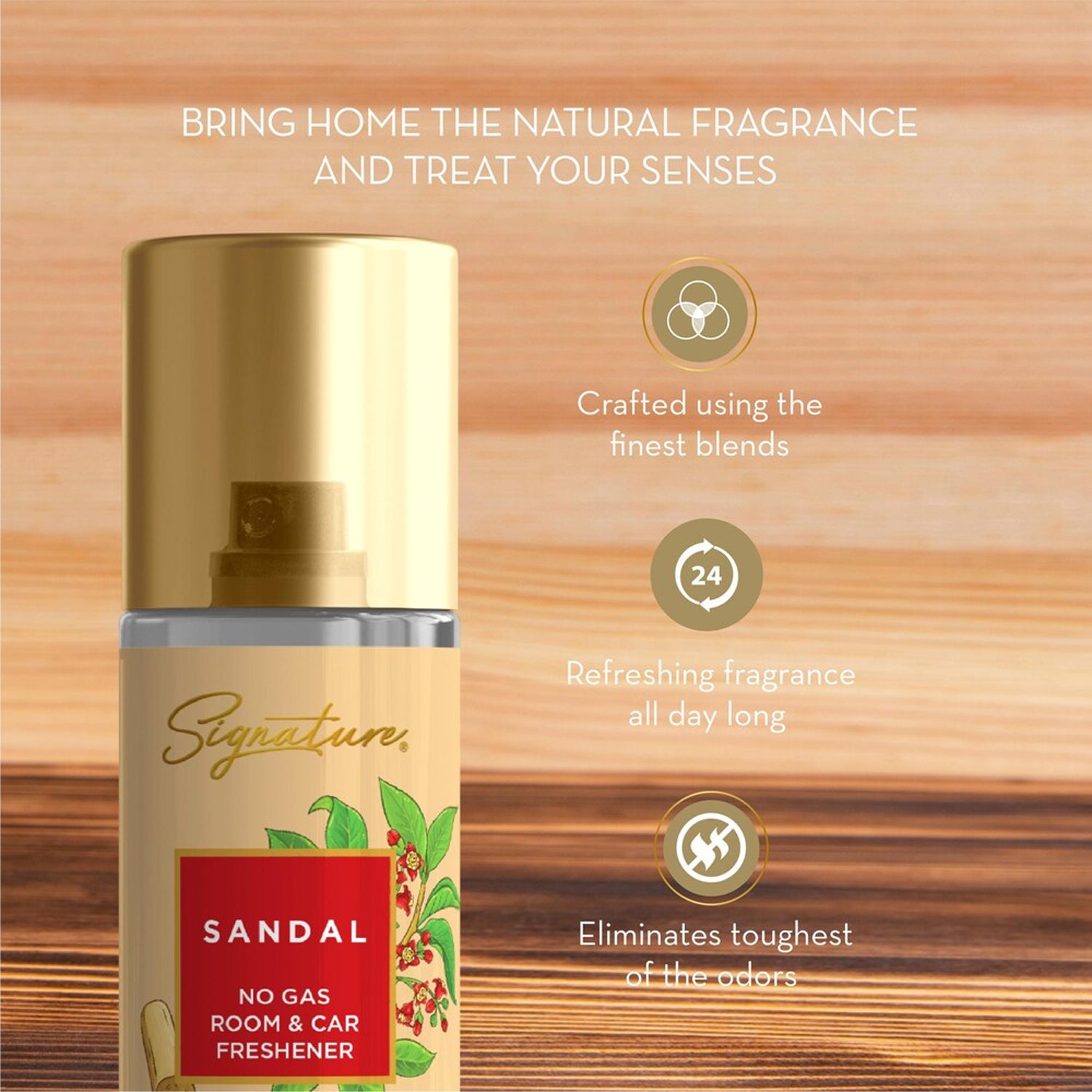 Signature Sandal Room Car Freshener Spray 250 Ml