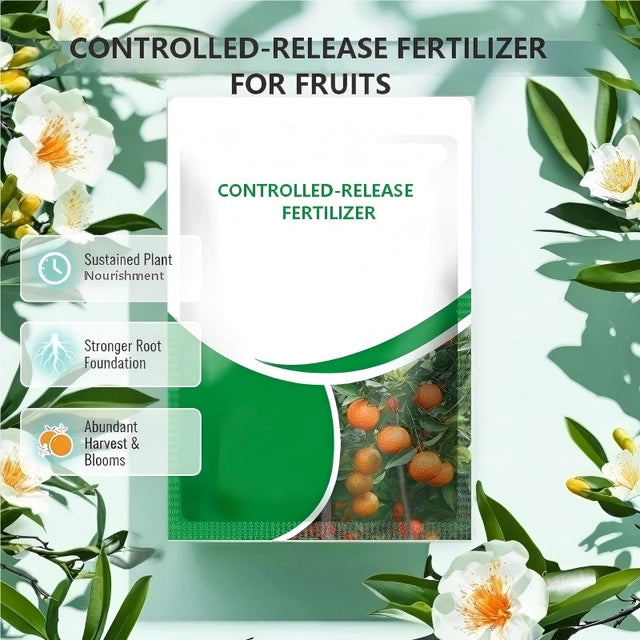 Premium Controlled Release Fruit Fertilizer Granules - 180-Day Smart Nutrient Food for Guava, Fig, & Citrus Trees