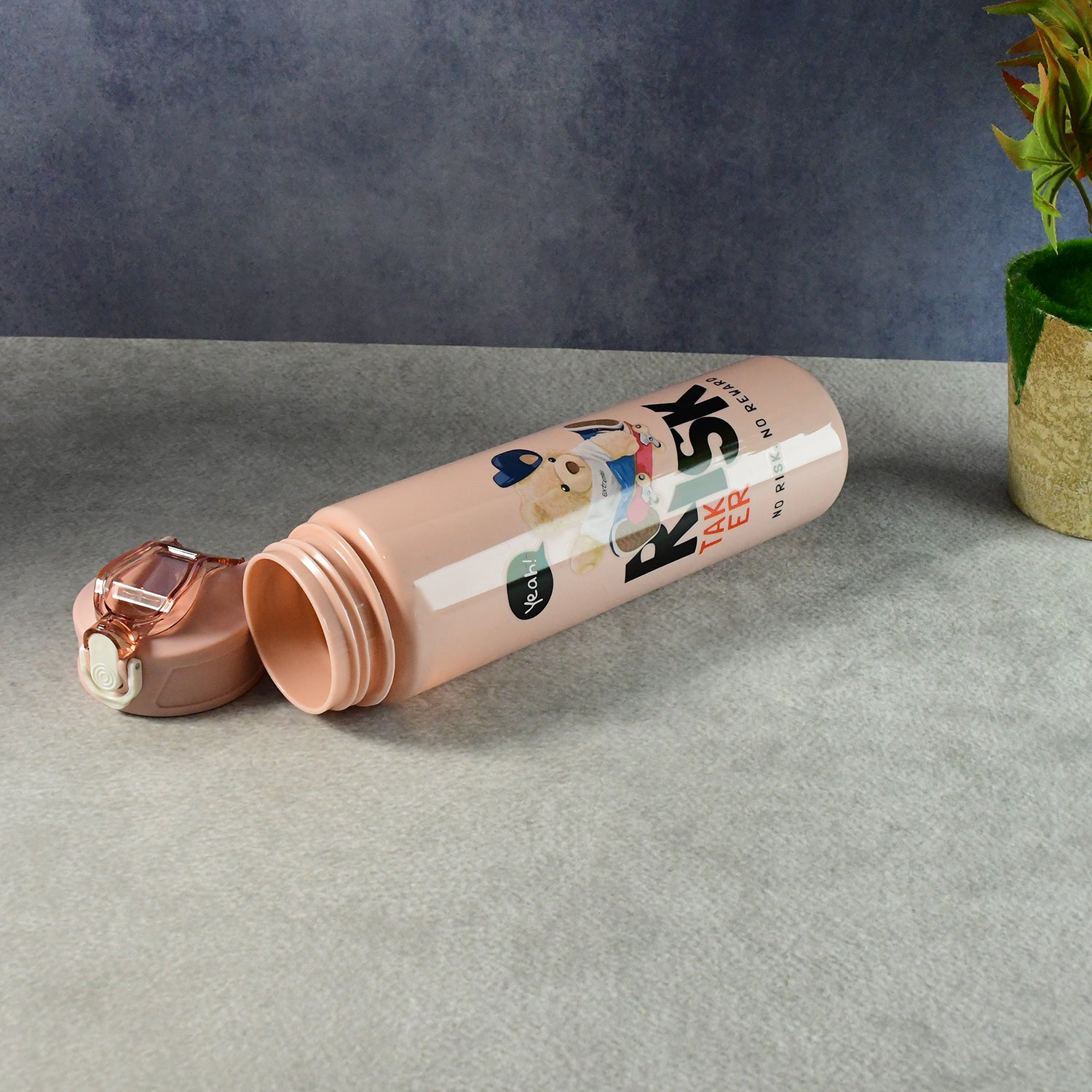 Cartoon Printed Water Bottle - (3 Pc Set)