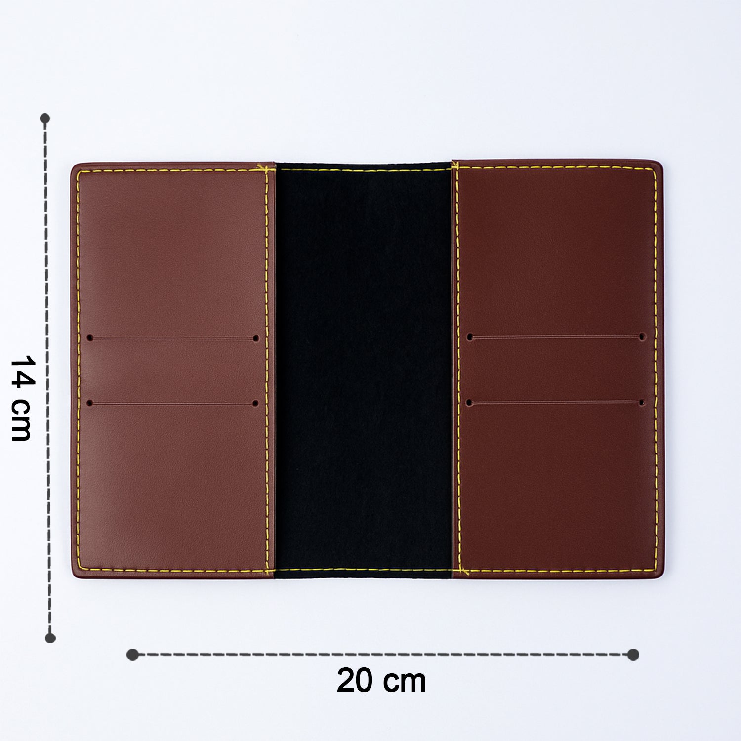 Pu Leather Multipurpose Card Holder Slim Travel Wallet (1 Pc)