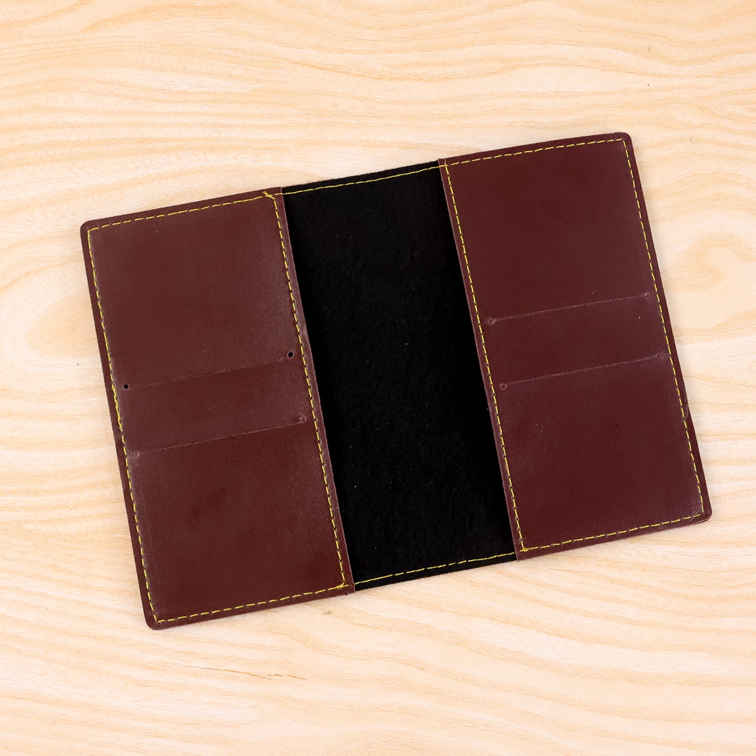 Pu Leather Multipurpose Card Holder Slim Travel Wallet (1 Pc)