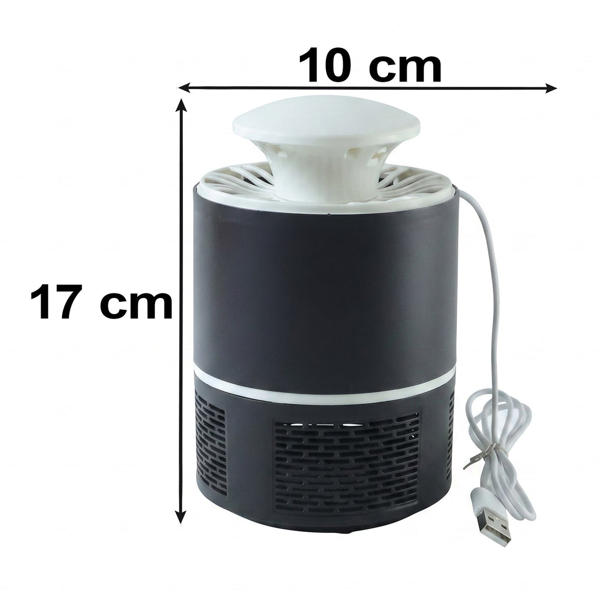 Usb Mosquito Killer Lamp With Quiet Suction Trap For Home And Office Use (1 Pc)
