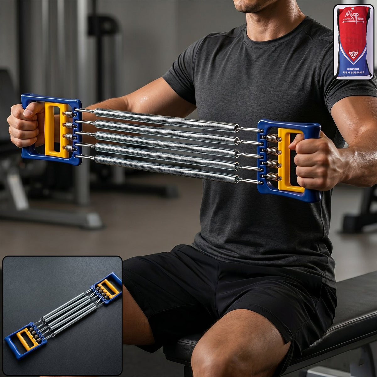 Adjustable Chest Expander Effective Resistance Training Tool