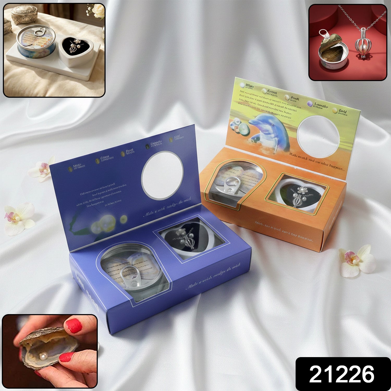 Wish Pearl Necklace Gift Set (1 Set Mix Desgin)