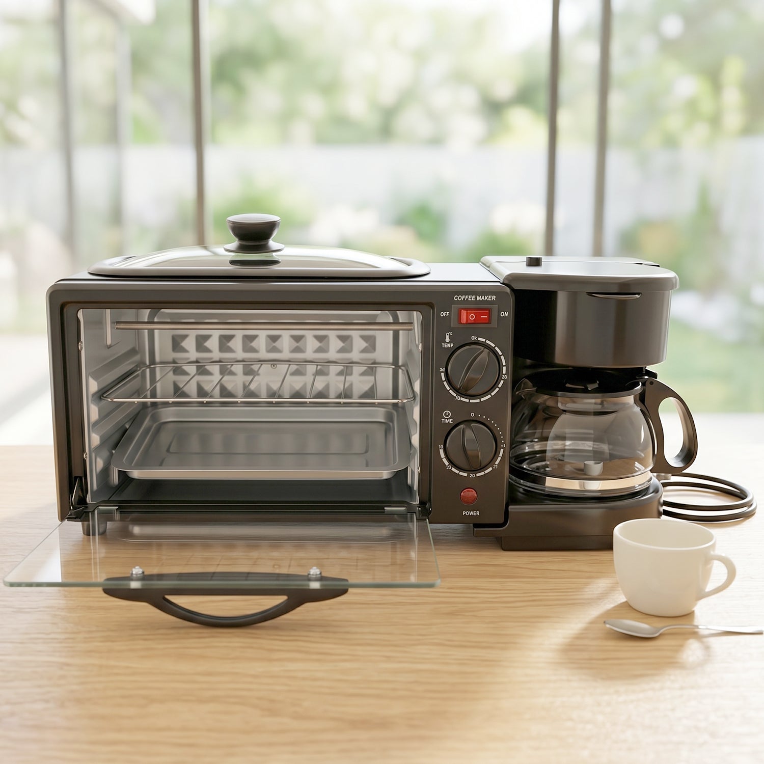 Suta 3 In 1 Breakfast Maker Compact Kitchen Multi-functional Appliance
