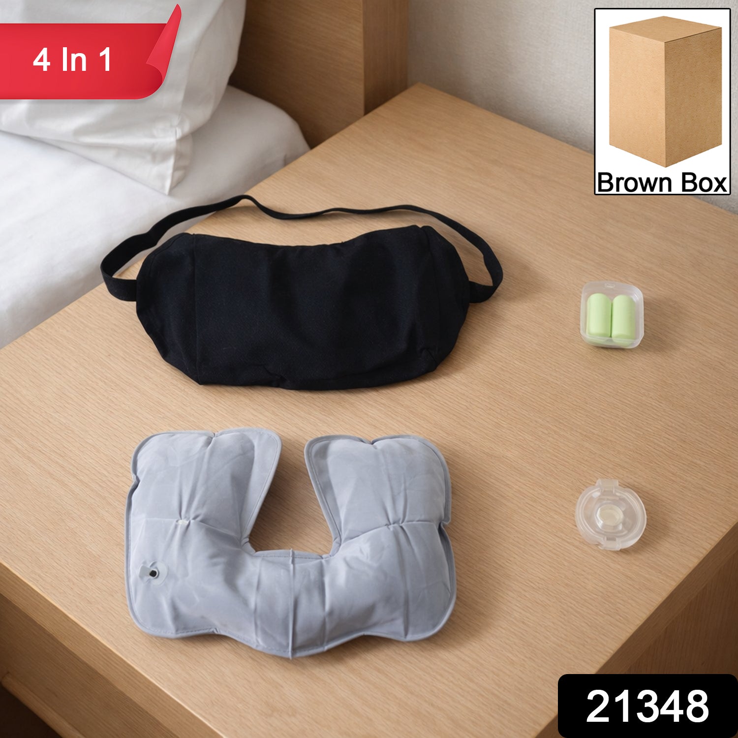 4 In 1 Travel Comfort Sleep Kit