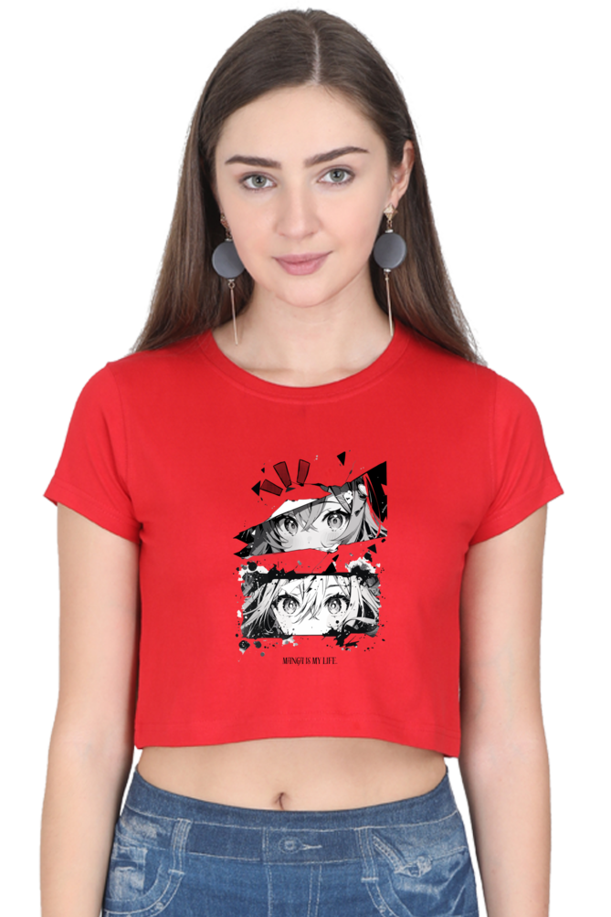 ANIME EYE CROP TOP