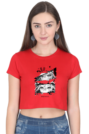 ANIME EYE CROP TOP