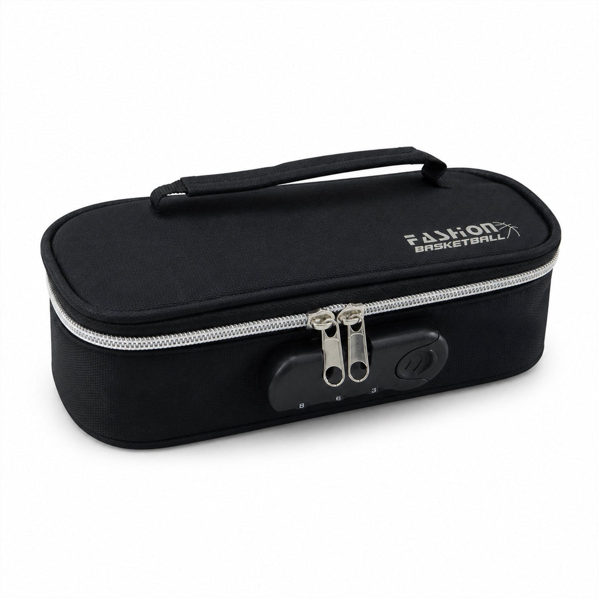 4 Layer Zipper Stationery Pouch Pencil Case With Combination Lock For Students (1 Piece)
