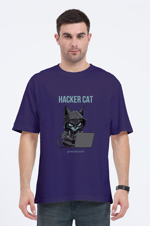 HACKER CAT OVERSIZED TSHIRT