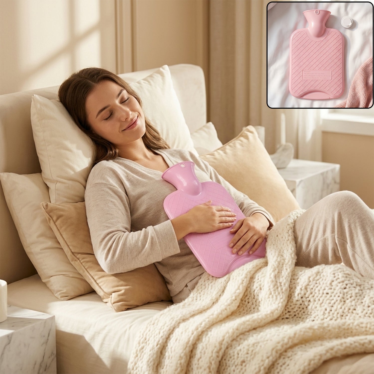 Hot Water Bag For Pain Relief Plastic Pack (1 Pc)