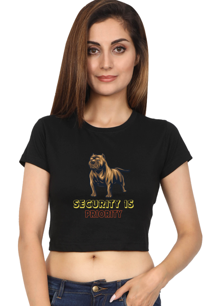 SECURITY CROP TOP