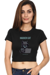 HACKER CAT CROP TOP