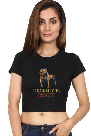 SECURITY CROP TOP