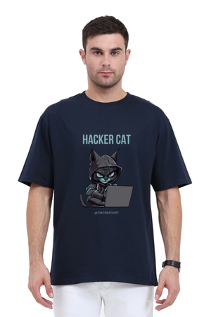 HACKER CAT OVERSIZED TSHIRT