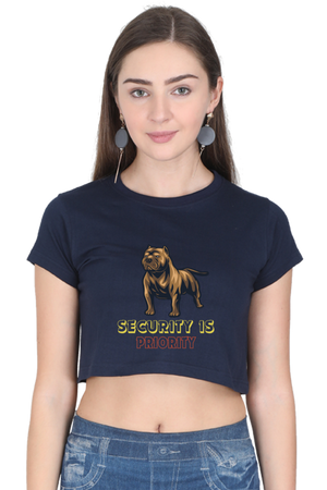 SECURITY CROP TOP