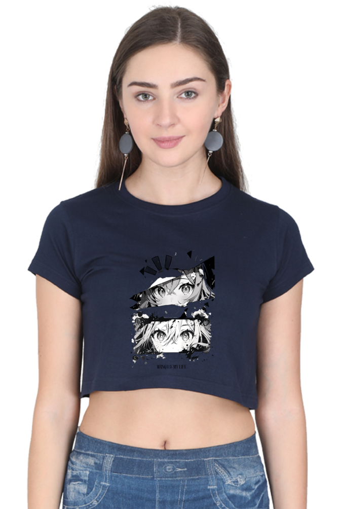 ANIME EYE CROP TOP