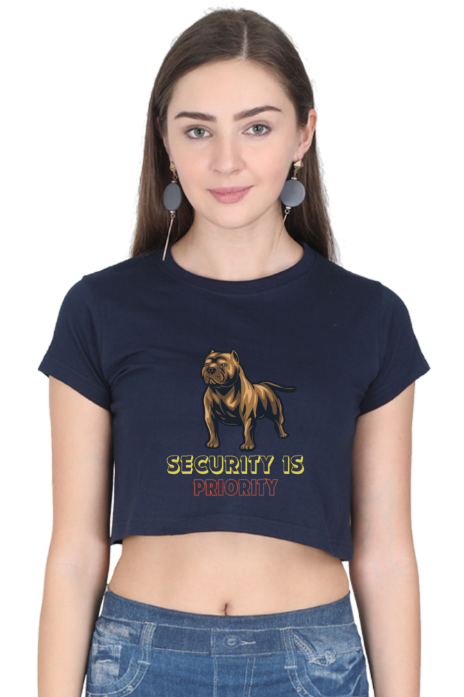 SECURITY CROP TOP