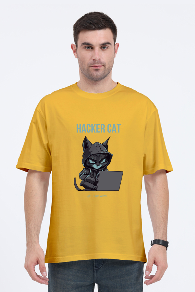 HACKER CAT OVERSIZED TSHIRT