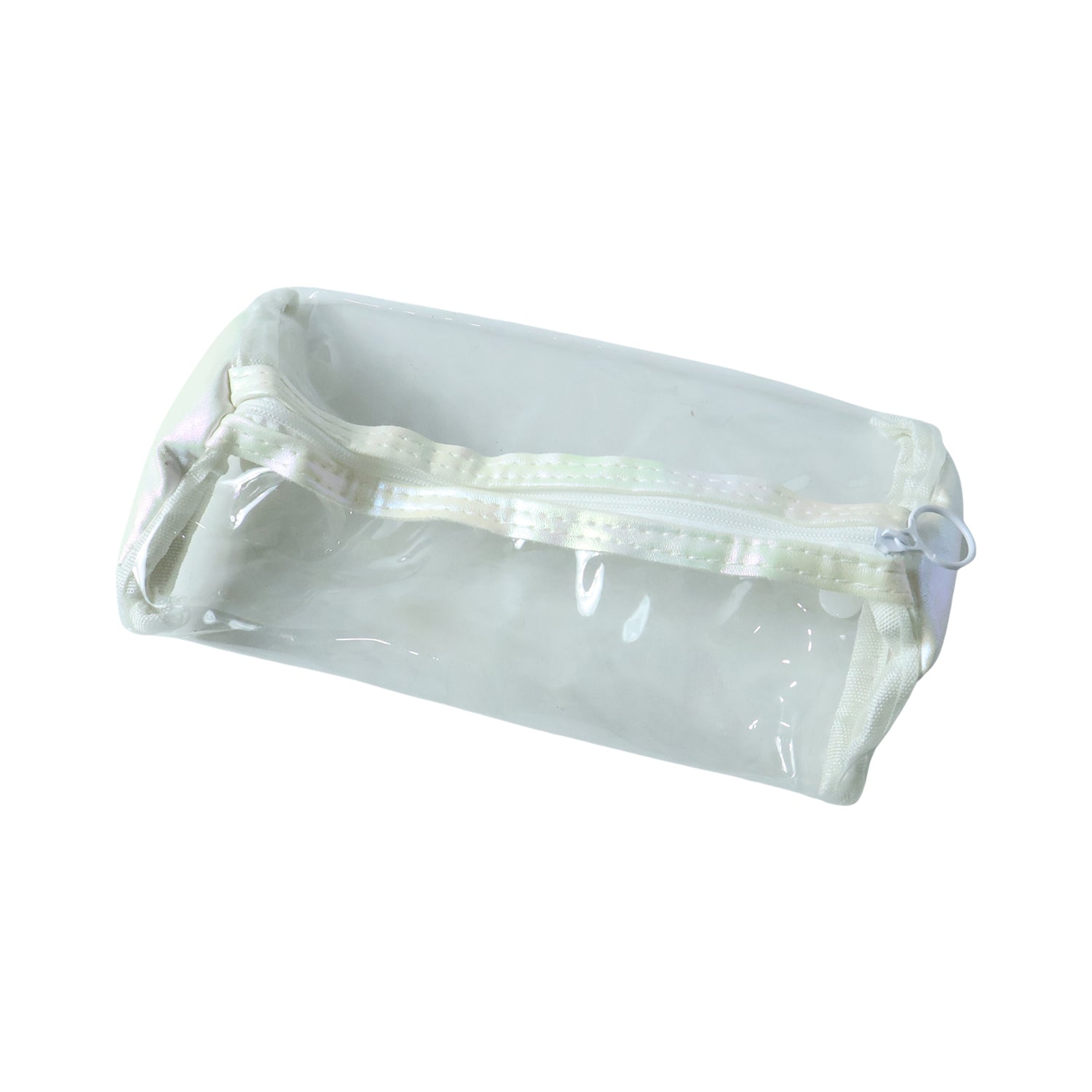 Transparent Pvc Pencil Case With Zipper Closure (1 Pc)