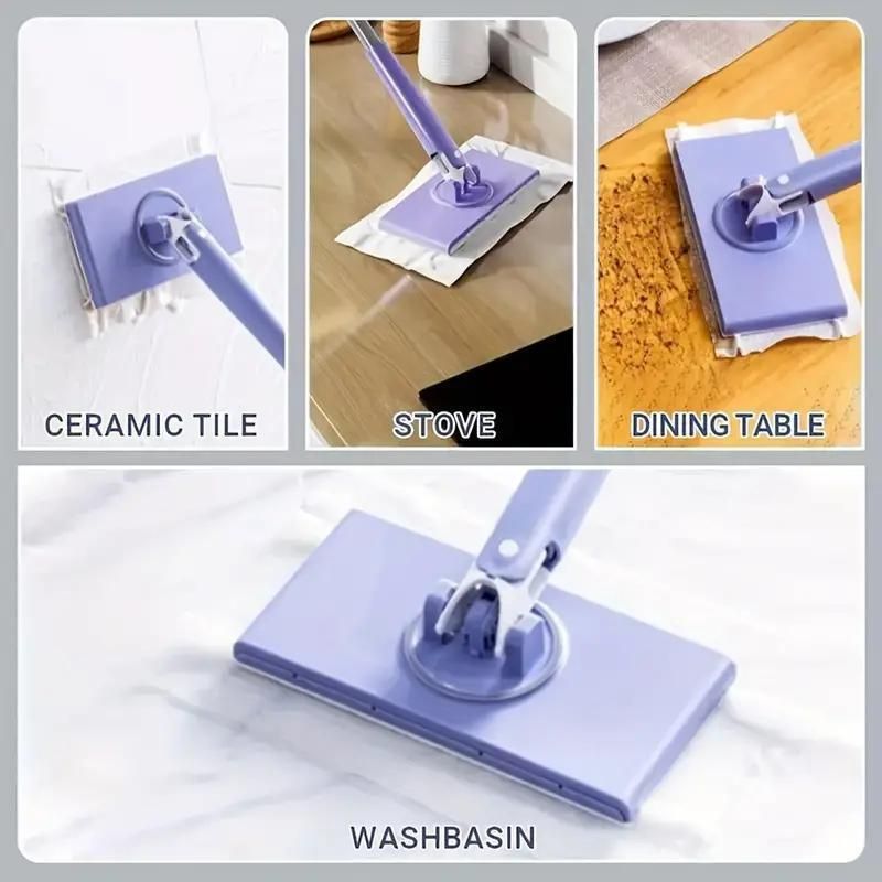 Smart Easy-Clean Mini Mop With Auto Cloth Grip