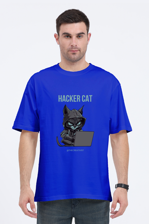 HACKER CAT OVERSIZED TSHIRT