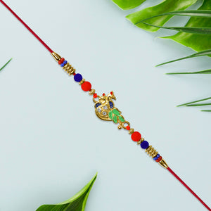 Traditional Peacock Rakhi