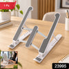 Portable Foldable Laptop Stand With Adjustable Height And Angle For Work (1 Pc)