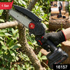 Mini Electric Cordless Chainsaw With 48v Battery For Wood Cutting (1 Set)