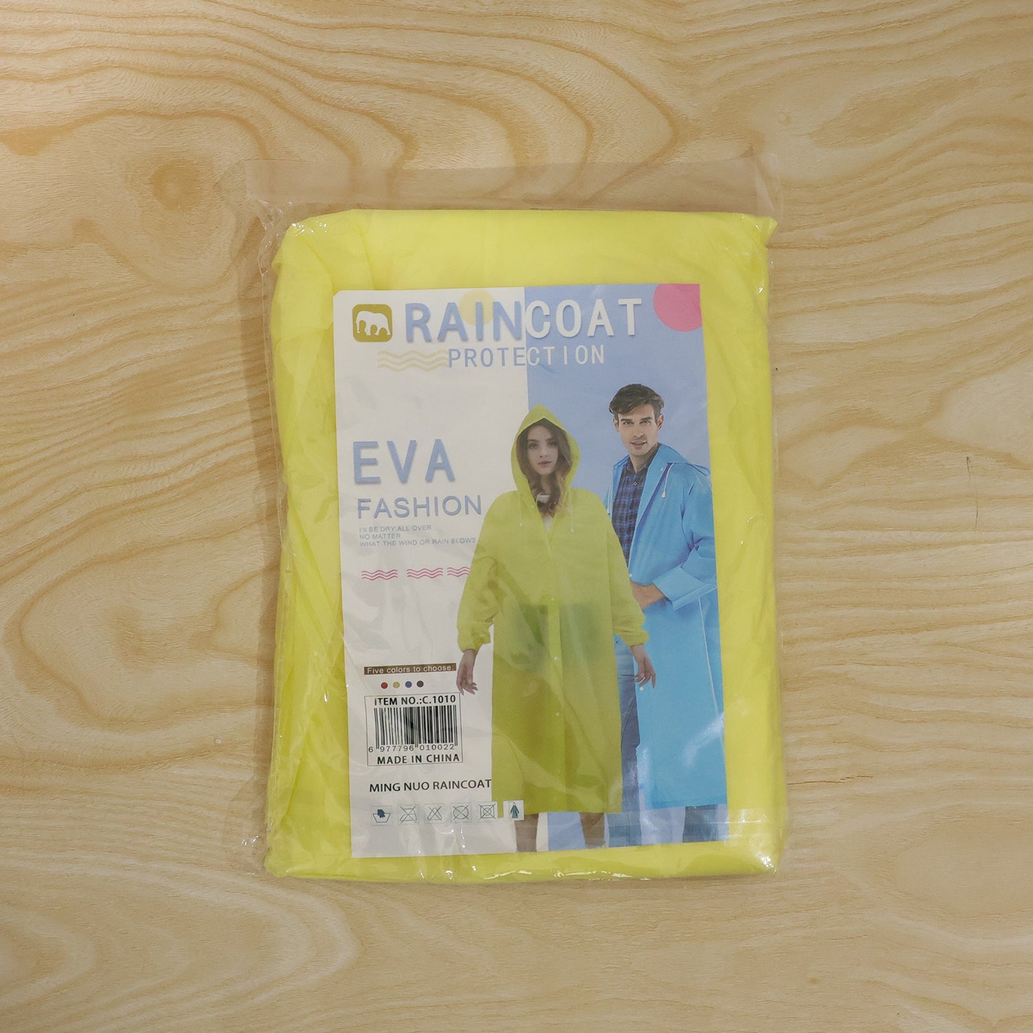 Eva Rain Coat  Lightweight Hooded Design For Monsoon