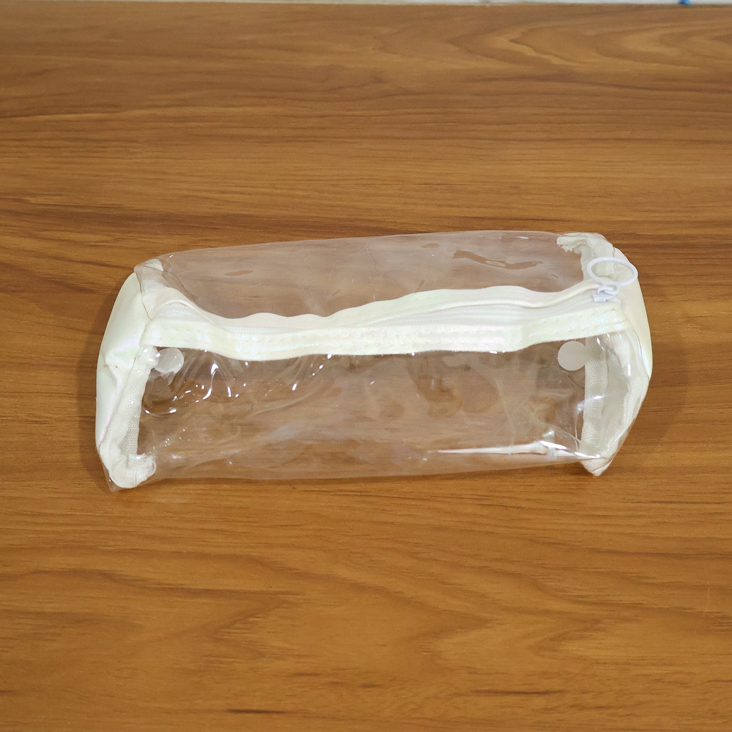 Transparent Pvc Pencil Case With Zipper Closure (1 Pc)