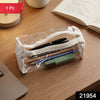 Transparent Pvc Pencil Case With Zipper Closure (1 Pc)