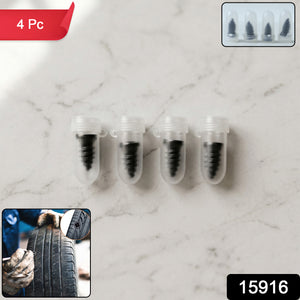 Car  Biketire Puncture Repair Nail Screw (4 Pc Black)