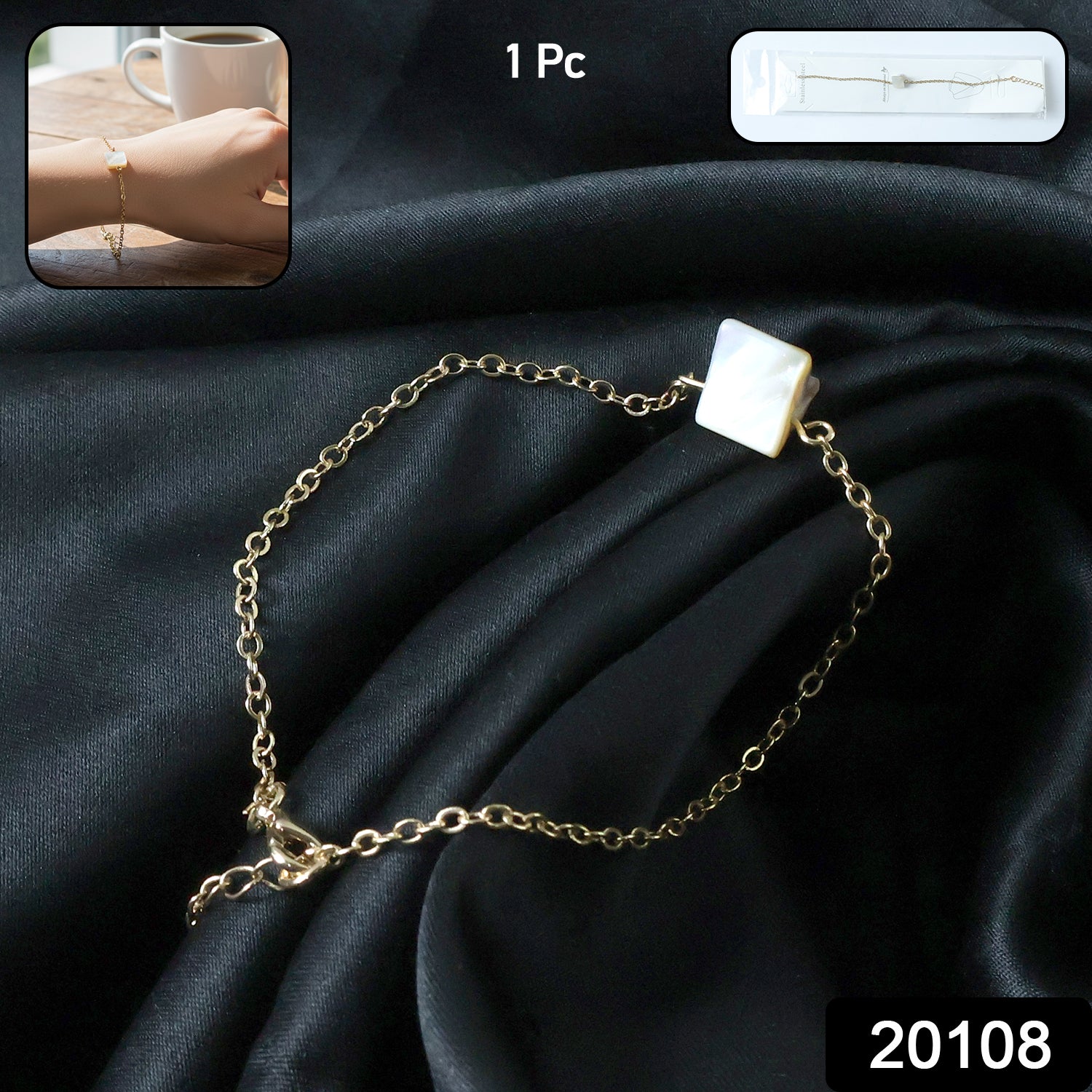 Premium Elegant Adjustable Chain Bracelet (1 Pc  Mix Design)