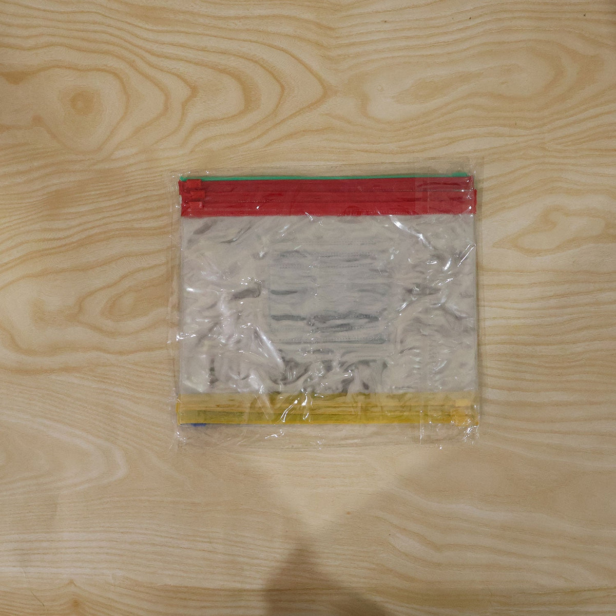 Reusable Transparent Zipper Storage Pouches For Stationery And Office Organizing