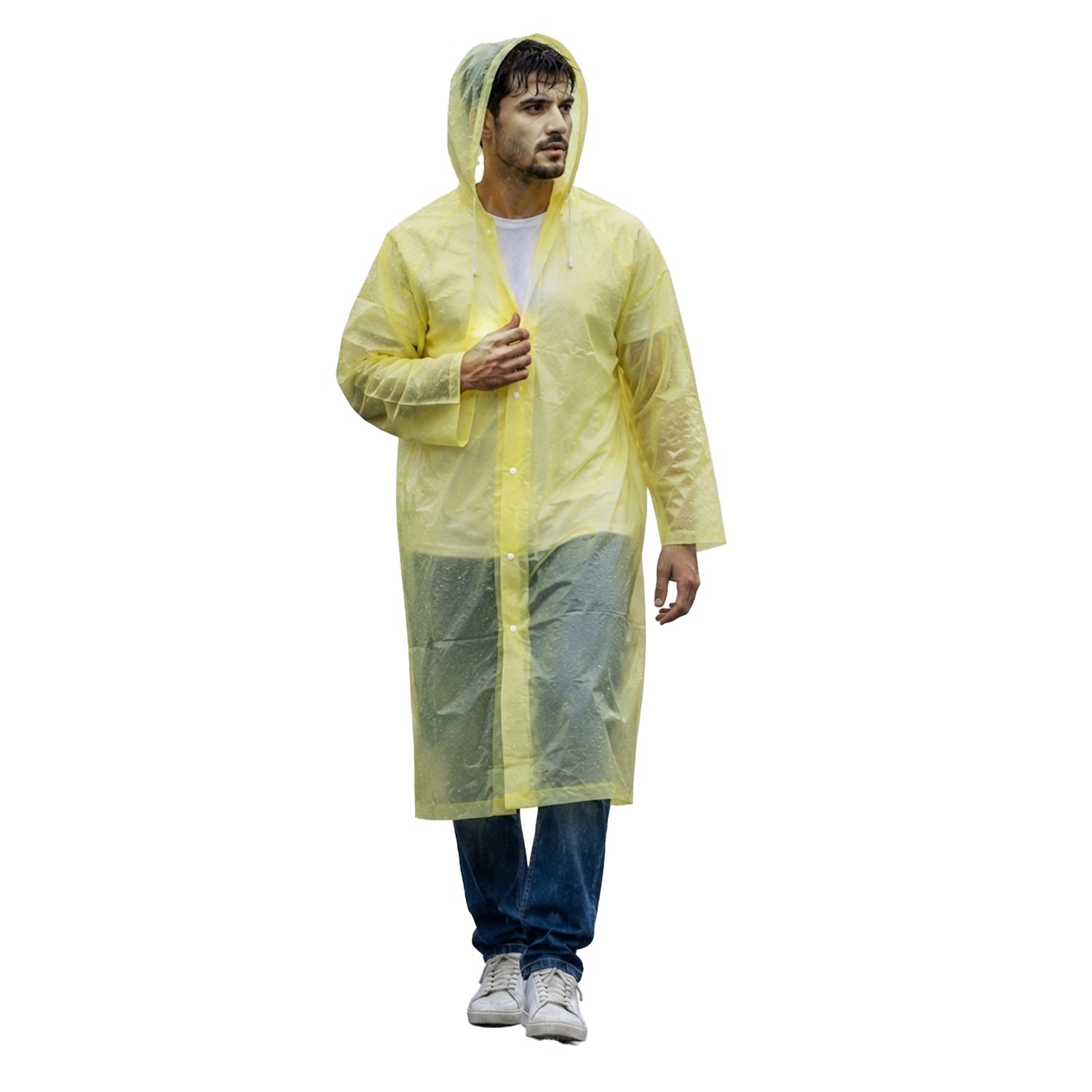 Eva Rain Coat  Lightweight Hooded Design For Monsoon