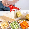 Heavy-Duty Vegetable Manual Chopper & French Fry Cutter | Premium Finger Chips Maker with Container