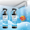 Heavy Duty AC Spray Cleaner & Foaming Coil Restorer (Pack of 2) - Eco-Friendly Defroster for Split & Window AC